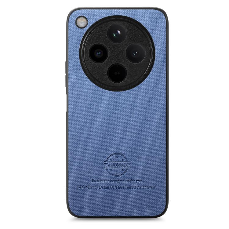 For OPPO Find X8 Pro Twill Fabric Leather Skin Back Phone Case