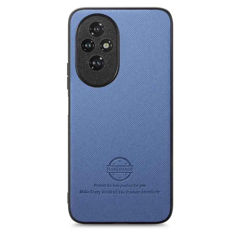 For Honor 200 Twill Fabric Leather Skin Back Phone Case