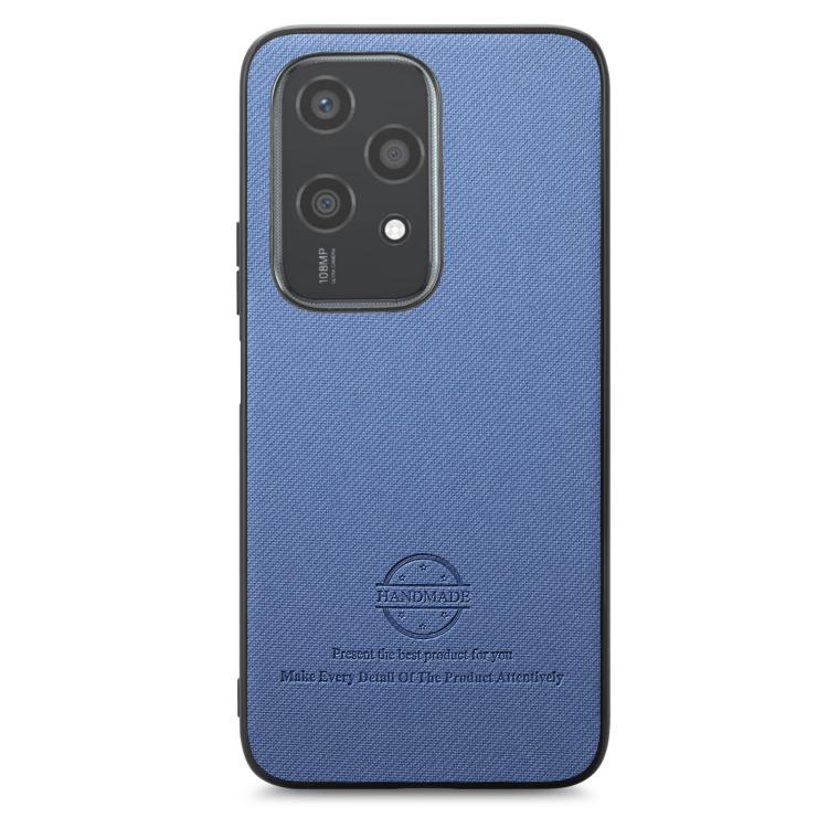 For Honor 200 Lite Global Twill Fabric Leather Skin Back Phone Case