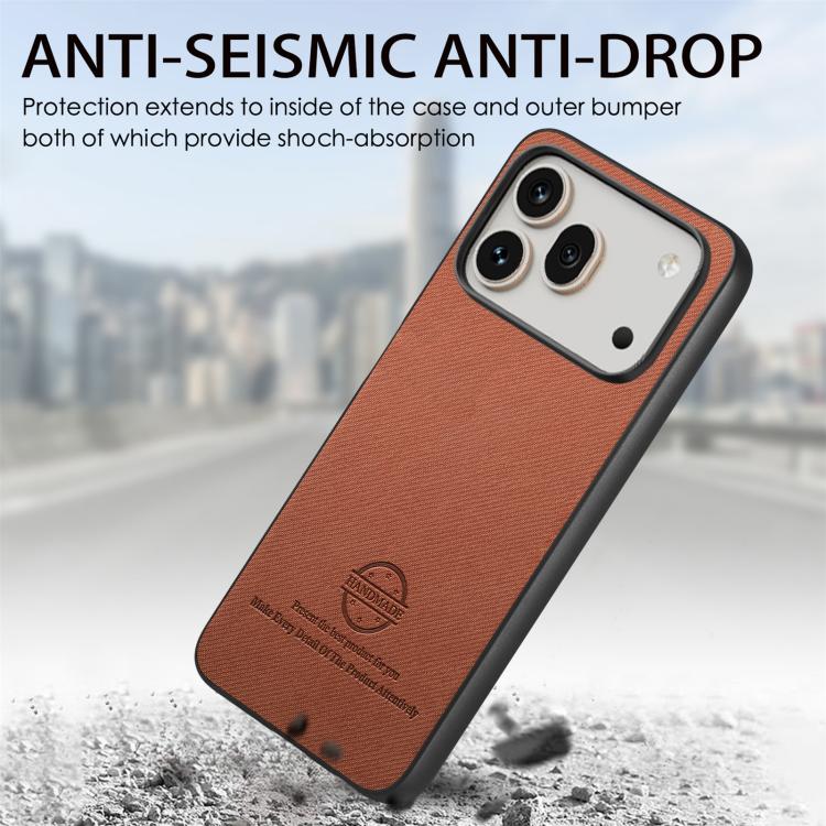 For Honor 600 Global Twill Fabric Leather Skin Back Phone Case