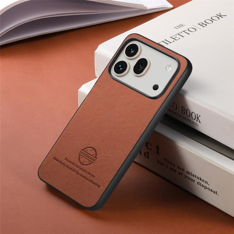 For Honor 600 Global Twill Fabric Leather Skin Back Phone Case