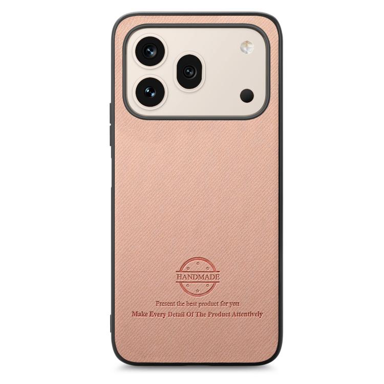 For Honor 600 Global Twill Fabric Leather Skin Back Phone Case