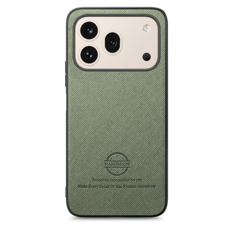 For Honor 600 Global Twill Fabric Leather Skin Back Phone Case