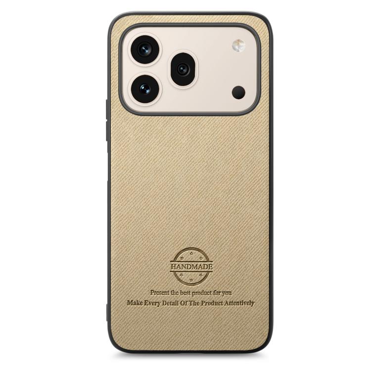 For Honor 600 Global Twill Fabric Leather Skin Back Phone Case