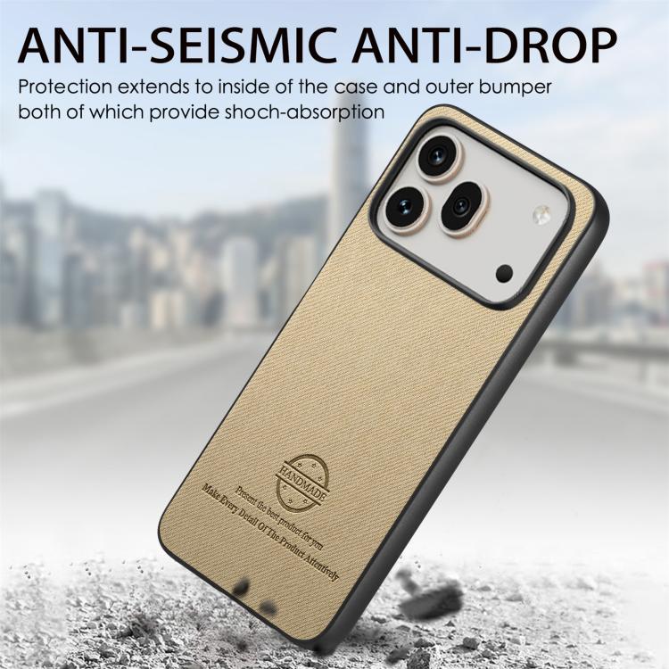 For Honor 600 Global Twill Fabric Leather Skin Back Phone Case