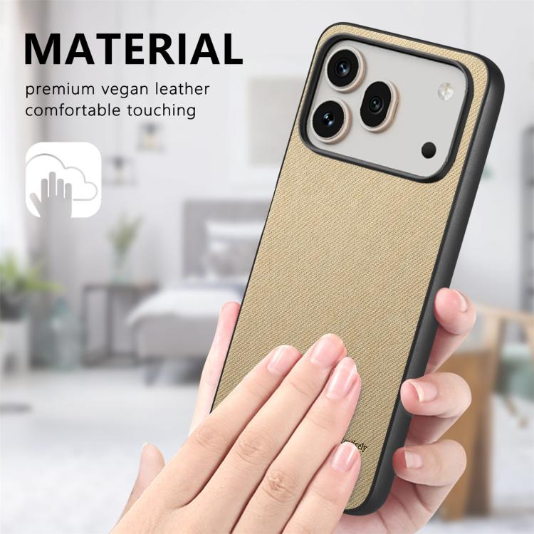 For Honor 600 Global Twill Fabric Leather Skin Back Phone Case