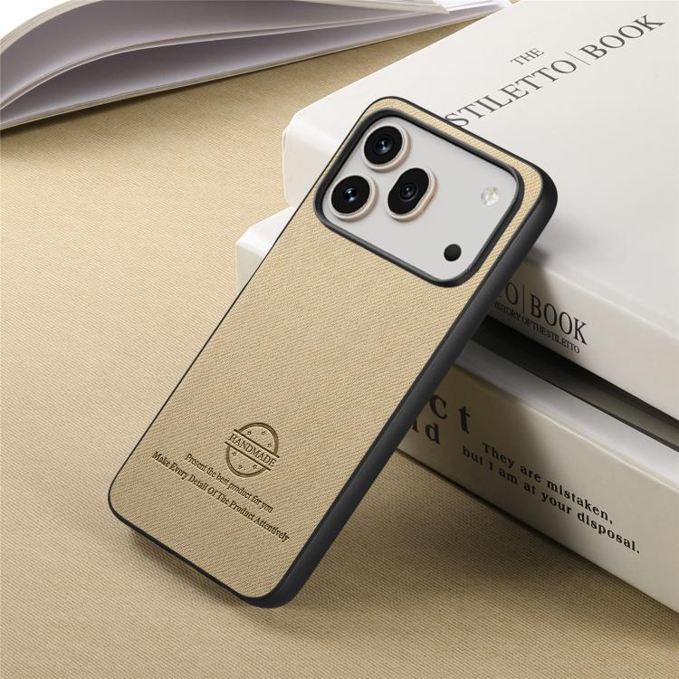 For Honor 600 Global Twill Fabric Leather Skin Back Phone Case