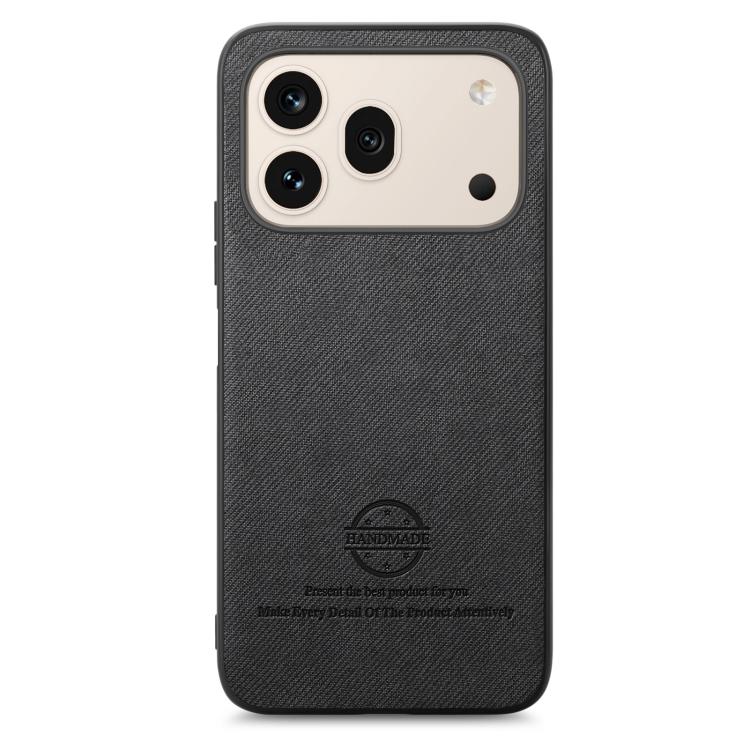 For Honor 600 Global Twill Fabric Leather Skin Back Phone Case