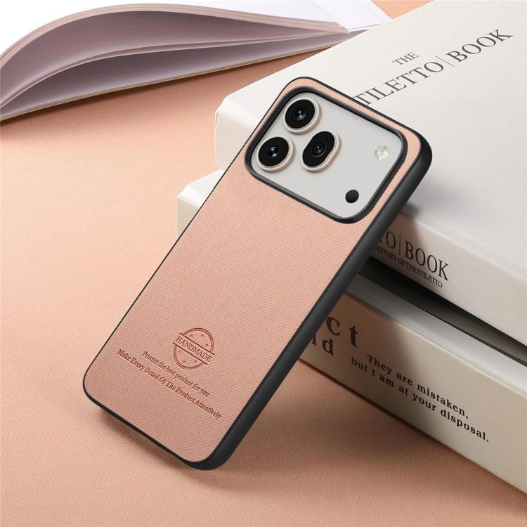 For Honor 600 Pro Global Twill Fabric Leather Skin Back Phone Case