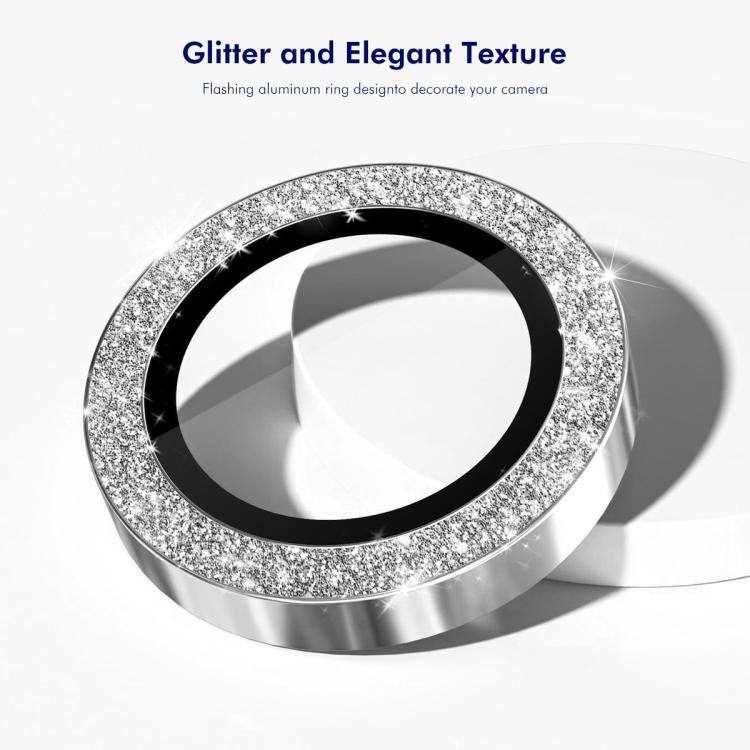 For Samsung Galaxy A16 ENKAY Hat-Prince 9H Rear Camera Lens Glitter Aluminium Alloy Tempered Glass Film