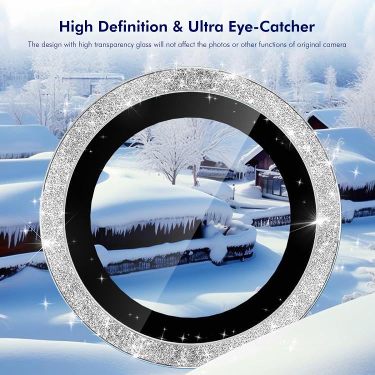 For Samsung Galaxy S26 Ultra 5G ENKAY Hat-Prince 9H Rear Camera Lens Glitter Aluminium Alloy Tempered Glass Film