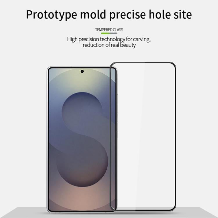 For Samsung Galaxy S26 Ultra 5G Unlock MOFI 9H 3D Explosion-proof Curved Screen Tempered Glass Film - Black