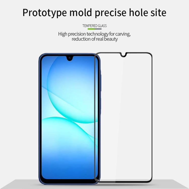For Samsung Galaxy A27 5G MOFI 9H 3D Explosion-proof Curved Screen Tempered Glass Film - Black