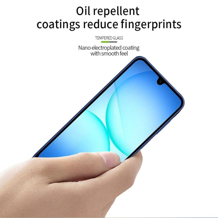 For Samsung Galaxy A27 5G MOFI 9H 3D Explosion-proof Curved Screen Tempered Glass Film - Black