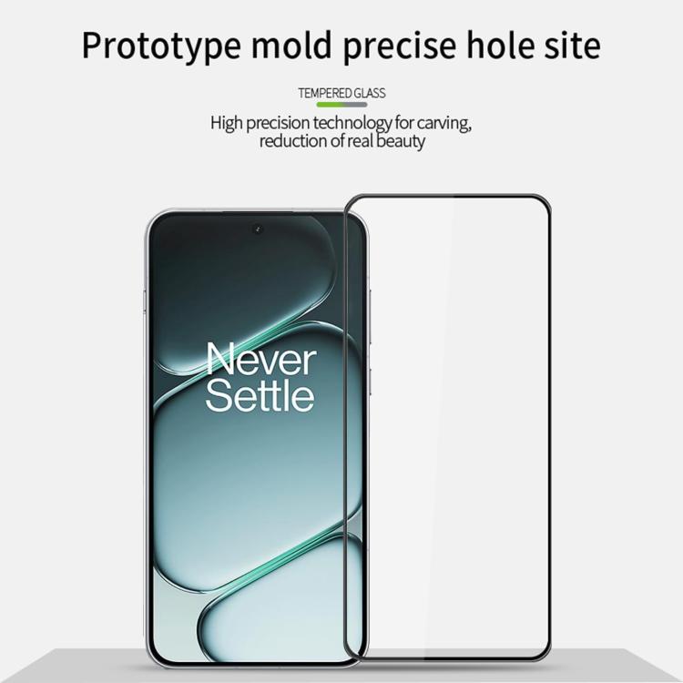 For OnePlus 15R / Ace 6 / 6T Unlock MOFI 9H 3D Explosion-proof Curved Screen Tempered Glass Film - Black