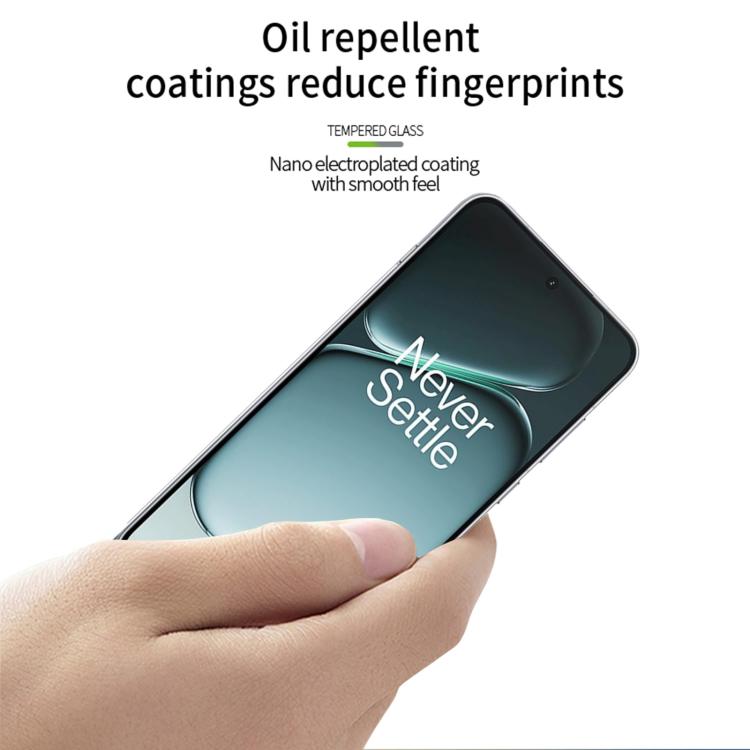 For OnePlus 15R / Ace 6 / 6T Unlock MOFI 9H 3D Explosion-proof Curved Screen Tempered Glass Film - Black