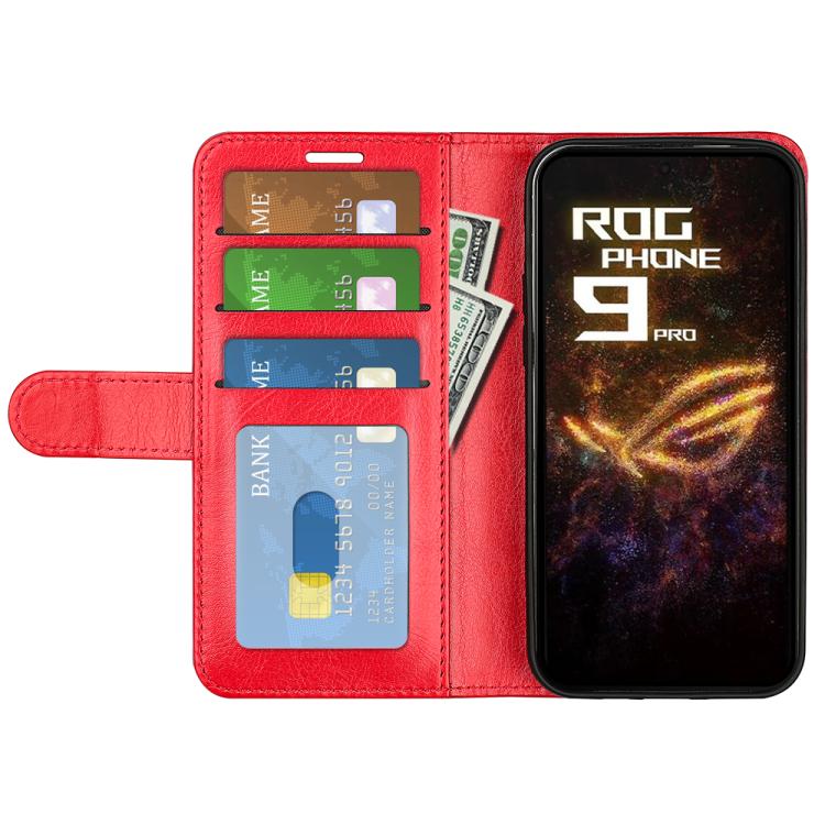 For Asus ROG Phone 9 / 9 Pro R64 Texture Horizontal Flip Leather Phone Case