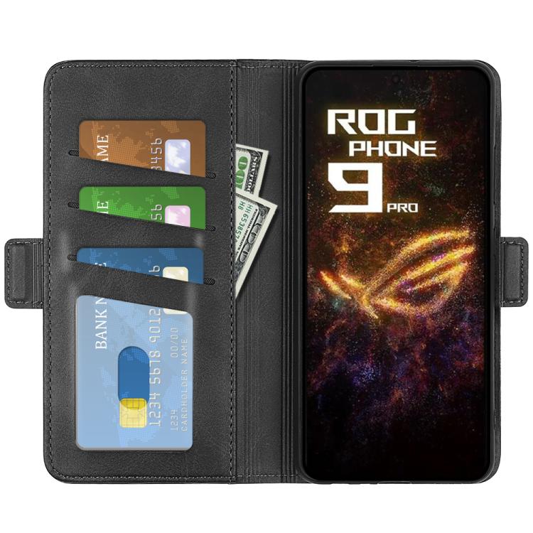 For Asus ROG Phone 9 / 9 Pro Dual-side Magnetic Buckle Horizontal Flip Leather Phone Case