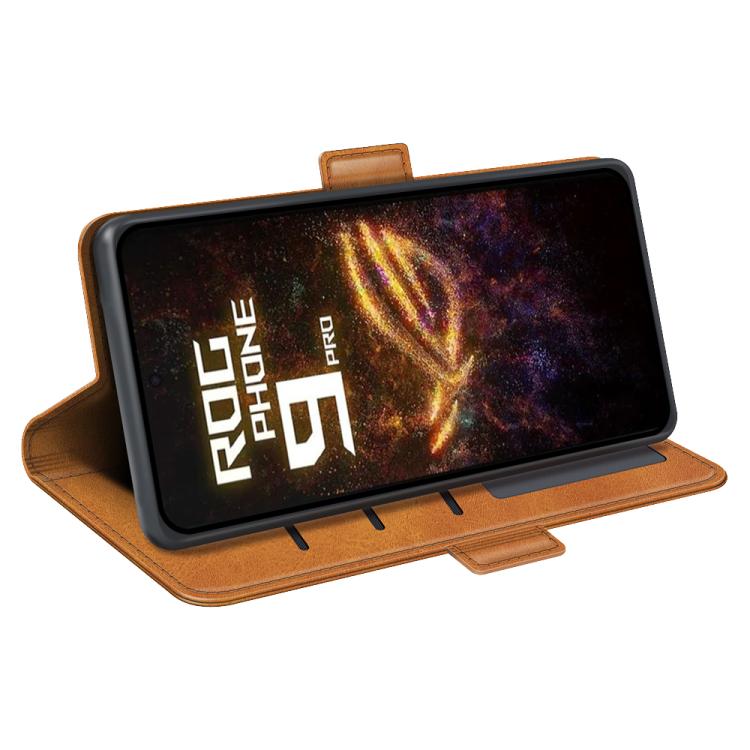 For Asus ROG Phone 9 / 9 Pro Dual-side Magnetic Buckle Horizontal Flip Leather Phone Case