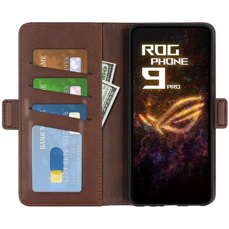 For Asus ROG Phone 9 / 9 Pro Dual-side Magnetic Buckle Horizontal Flip Leather Phone Case