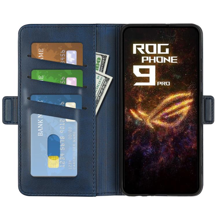 For Asus ROG Phone 9 / 9 Pro Dual-side Magnetic Buckle Horizontal Flip Leather Phone Case