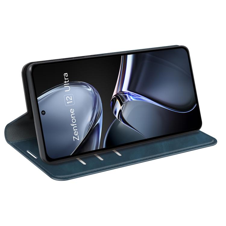 For Asus Zenfone 12 Ultra Retro-skin Magnetic Suction Leather Phone Case