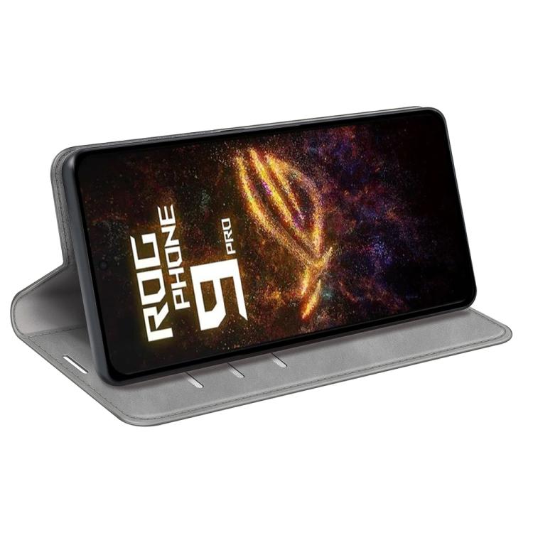 For Asus ROG Phone 9 / 9 Pro Retro-skin Magnetic Suction Leather Phone Case