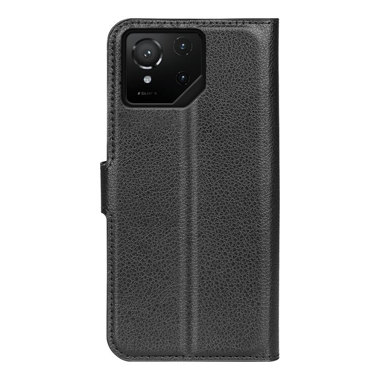 For Asus ROG Phone 9 / 9 Pro Litchi Texture Horizontal Flip Leather Phone Case with Holder