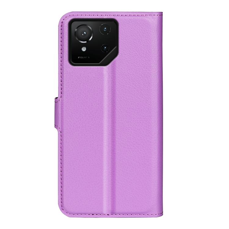 For Asus ROG Phone 9 / 9 Pro Litchi Texture Horizontal Flip Leather Phone Case with Holder