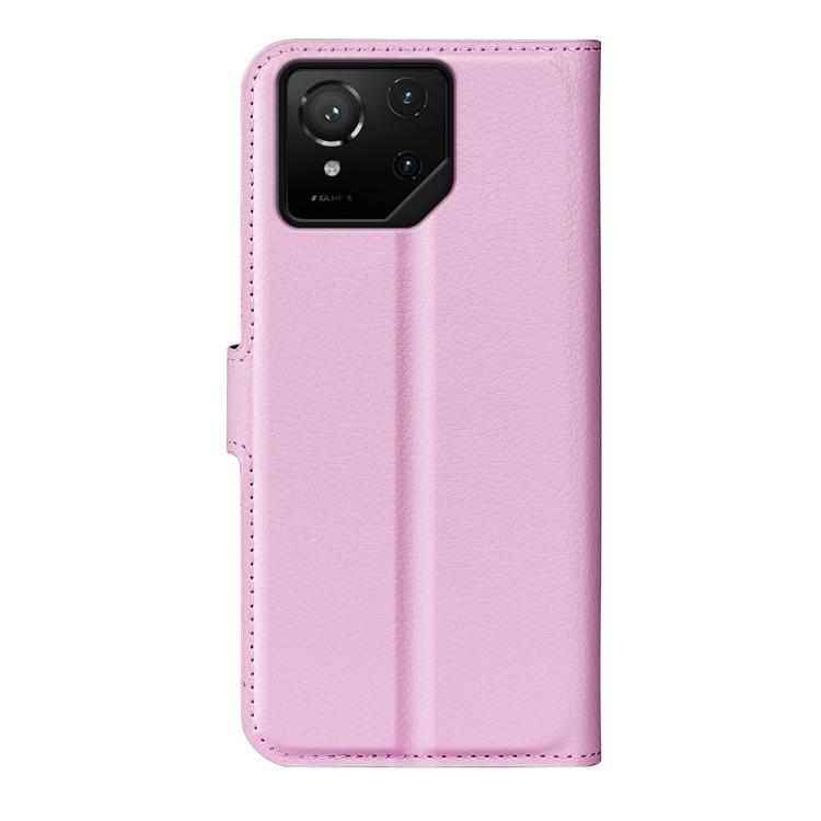 For Asus ROG Phone 9 / 9 Pro Litchi Texture Horizontal Flip Leather Phone Case with Holder