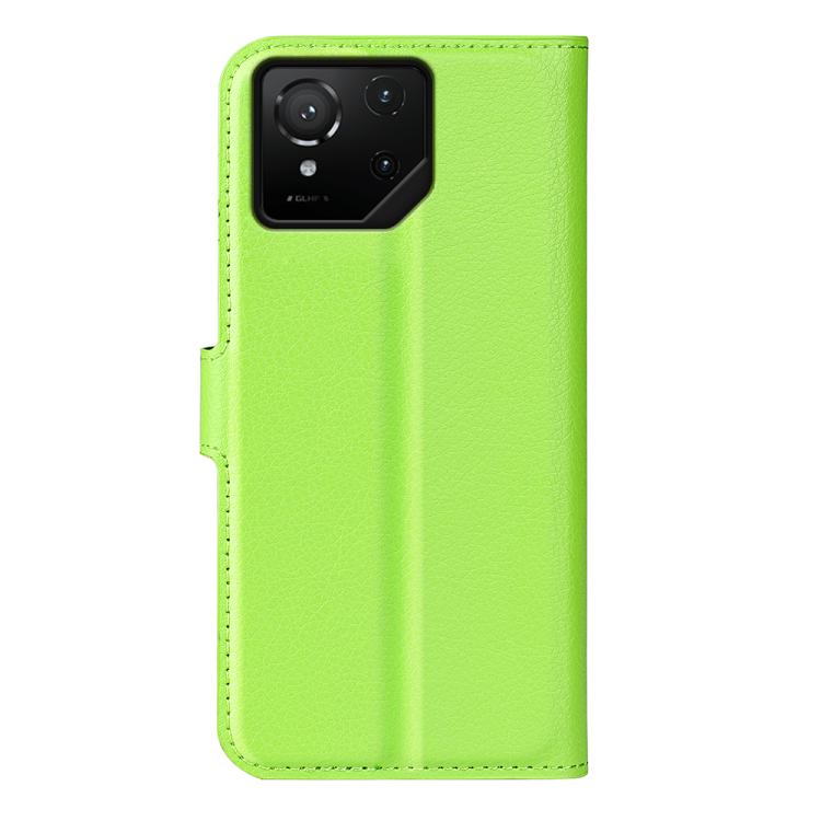 For Asus ROG Phone 9 / 9 Pro Litchi Texture Horizontal Flip Leather Phone Case with Holder