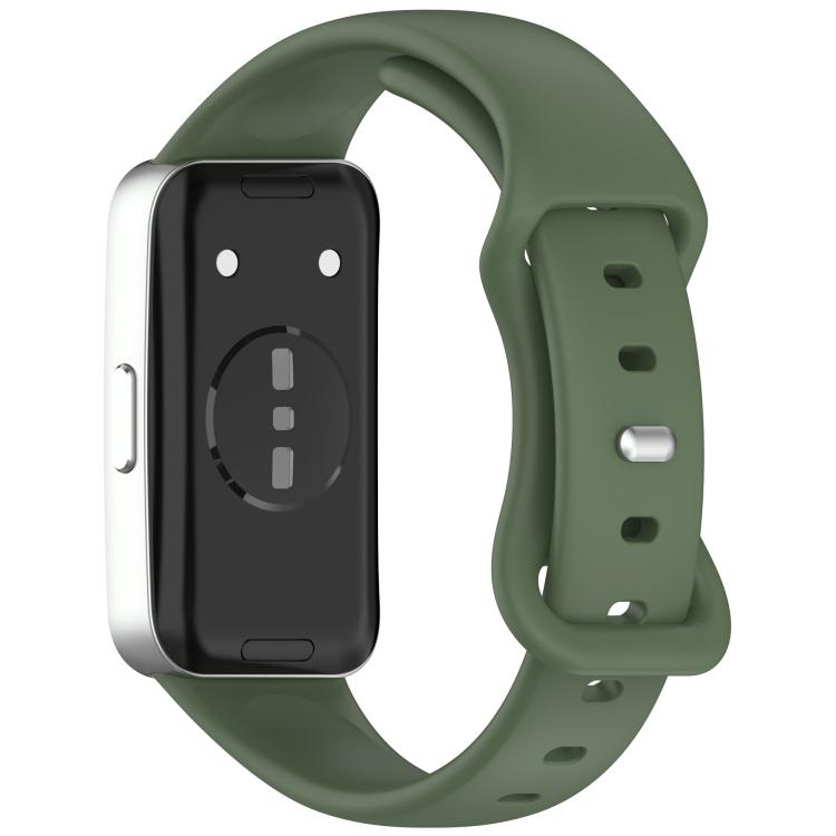 For Huawei Band 10 Butterfly Buckle Silicone Watch Band