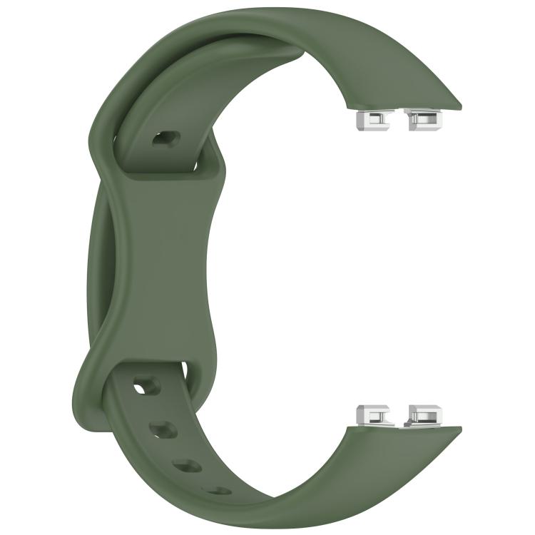 For Huawei Band 10 Butterfly Buckle Silicone Watch Band