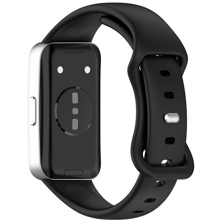 For Huawei Band 10 Butterfly Buckle Silicone Watch Band