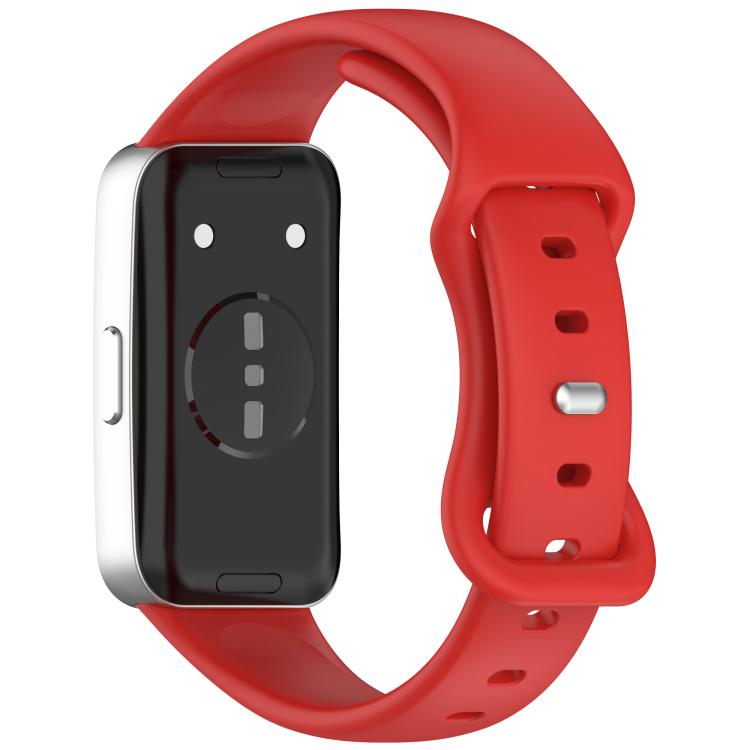 For Huawei Band 10 Butterfly Buckle Silicone Watch Band