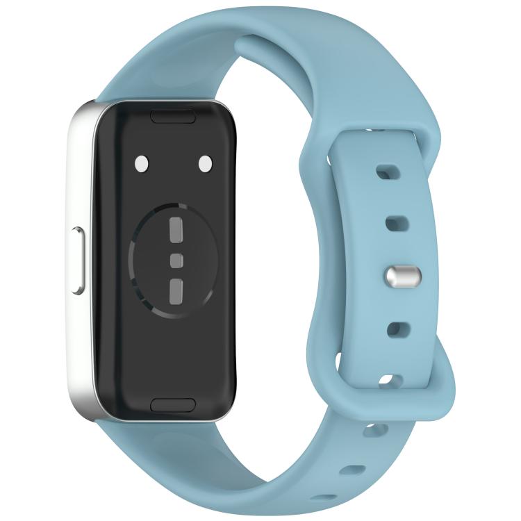 For Huawei Band 10 Butterfly Buckle Silicone Watch Band