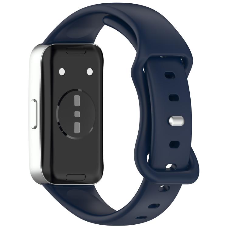 For Huawei Band 10 Butterfly Buckle Silicone Watch Band