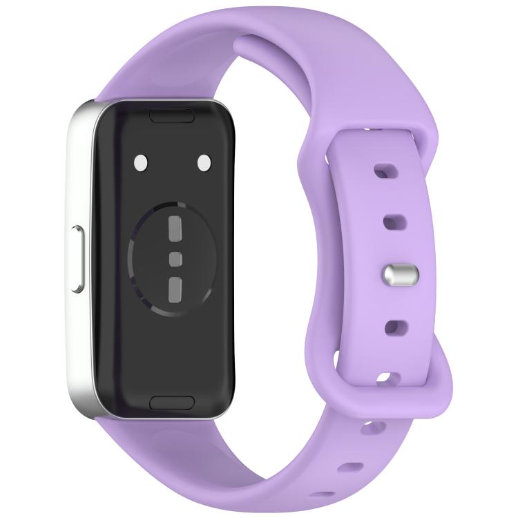 For Huawei Band 10 Butterfly Buckle Silicone Watch Band