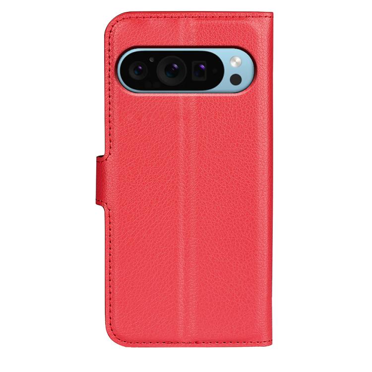 For Google Pixel 9 / 9 Pro Litchi Texture Horizontal Flip Leather Phone Case with Holder