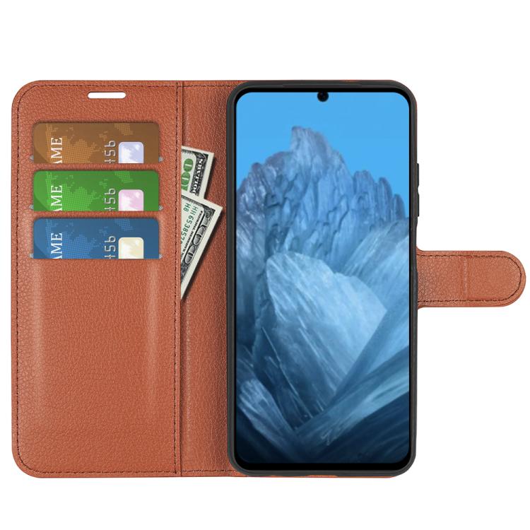 For Google Pixel 9 / 9 Pro Litchi Texture Horizontal Flip Leather Phone Case with Holder