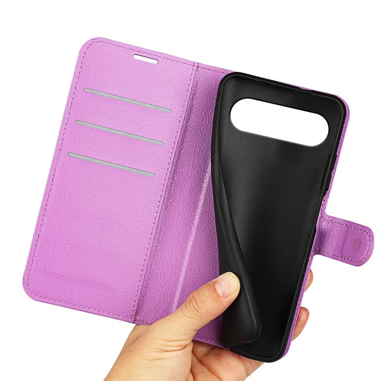 For Google Pixel 9 / 9 Pro Litchi Texture Horizontal Flip Leather Phone Case with Holder