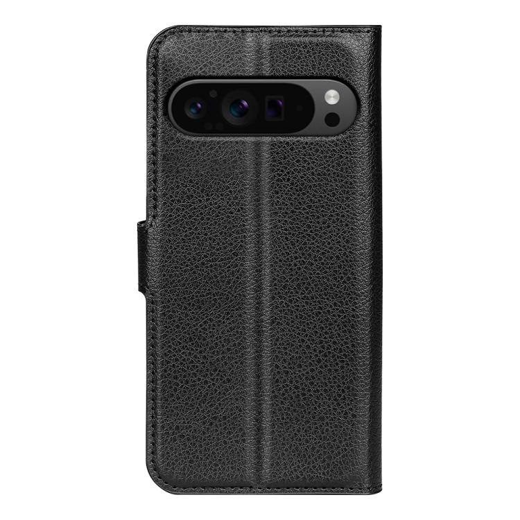 For Google Pixel 9 Pro XL Litchi Texture Horizontal Flip Leather Phone Case with Holder