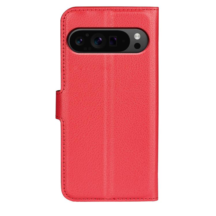 For Google Pixel 9 Pro XL Litchi Texture Horizontal Flip Leather Phone Case with Holder