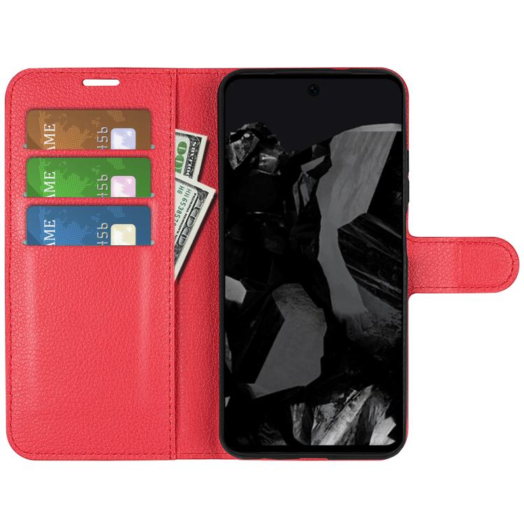 For Google Pixel 9 Pro XL Litchi Texture Horizontal Flip Leather Phone Case with Holder
