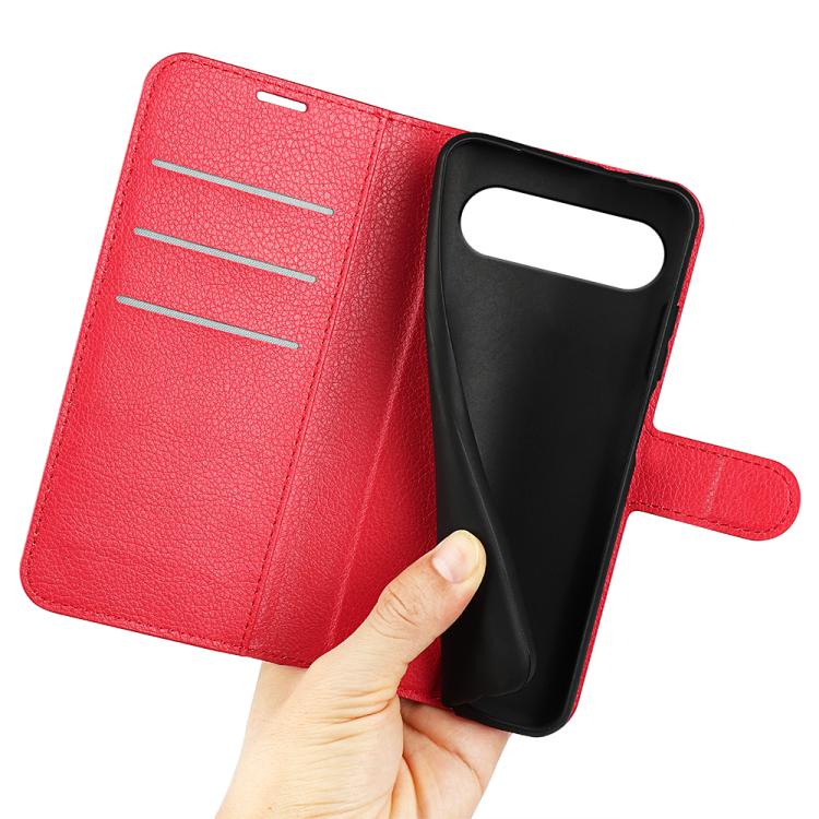 For Google Pixel 9 Pro XL Litchi Texture Horizontal Flip Leather Phone Case with Holder