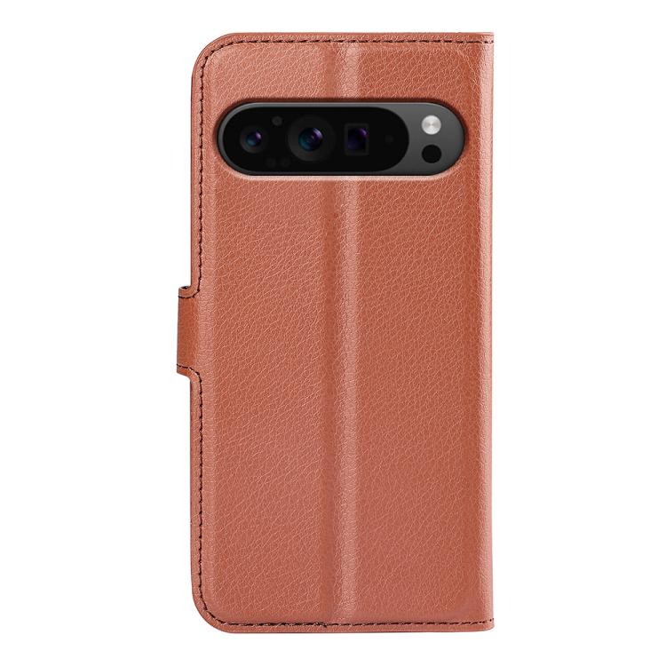 For Google Pixel 9 Pro XL Litchi Texture Horizontal Flip Leather Phone Case with Holder