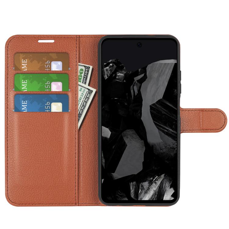 For Google Pixel 9 Pro XL Litchi Texture Horizontal Flip Leather Phone Case with Holder