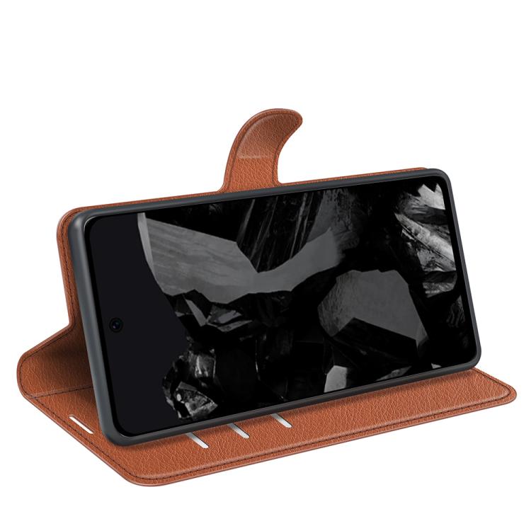 For Google Pixel 9 Pro XL Litchi Texture Horizontal Flip Leather Phone Case with Holder