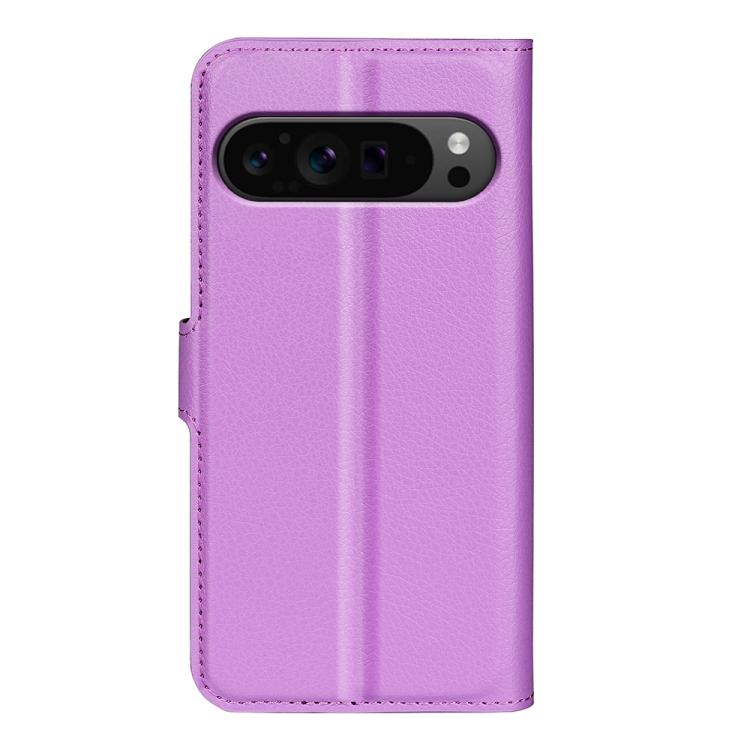 For Google Pixel 9 Pro XL Litchi Texture Horizontal Flip Leather Phone Case with Holder