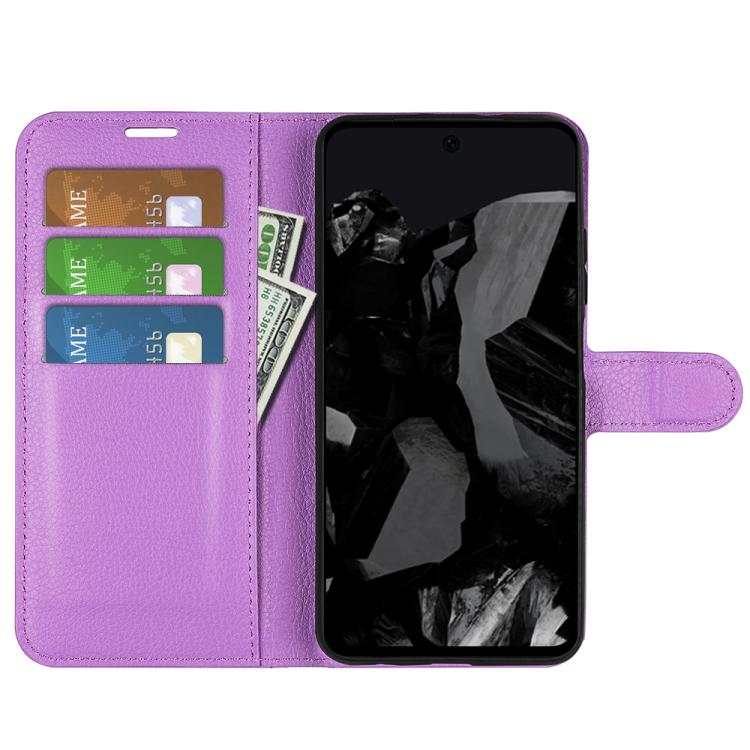 For Google Pixel 9 Pro XL Litchi Texture Horizontal Flip Leather Phone Case with Holder